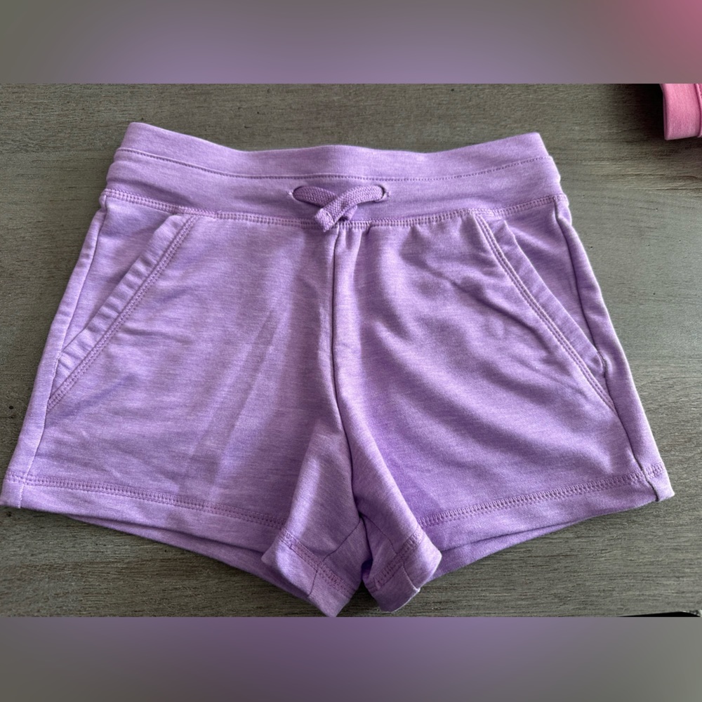 Purple shorts